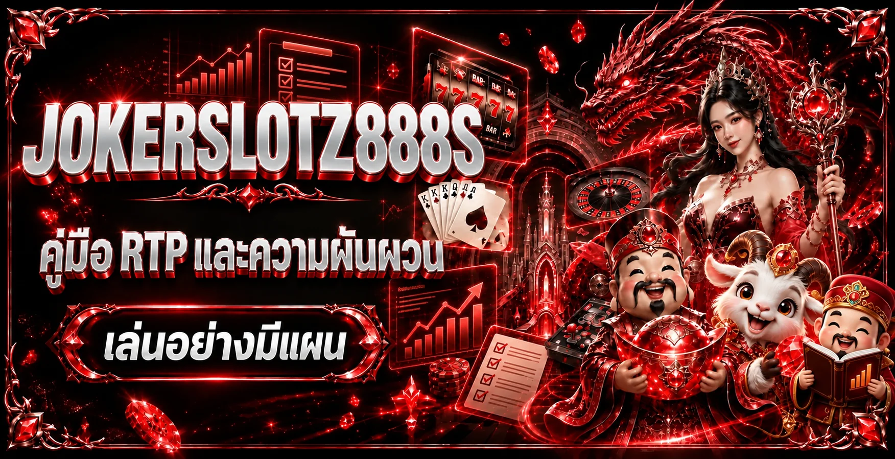 JOKERSLOTZ888S คู่มือ RTP และความผันผวน
